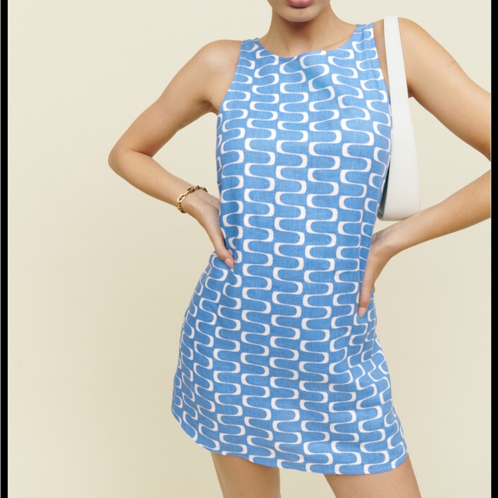 Reformation Jessi Linen Dress Size 4